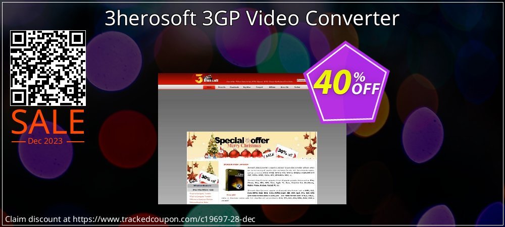 3herosoft 3GP Video Converter coupon on Easter Day promotions