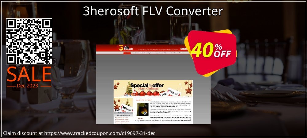 3herosoft FLV Converter coupon on World Party Day offer