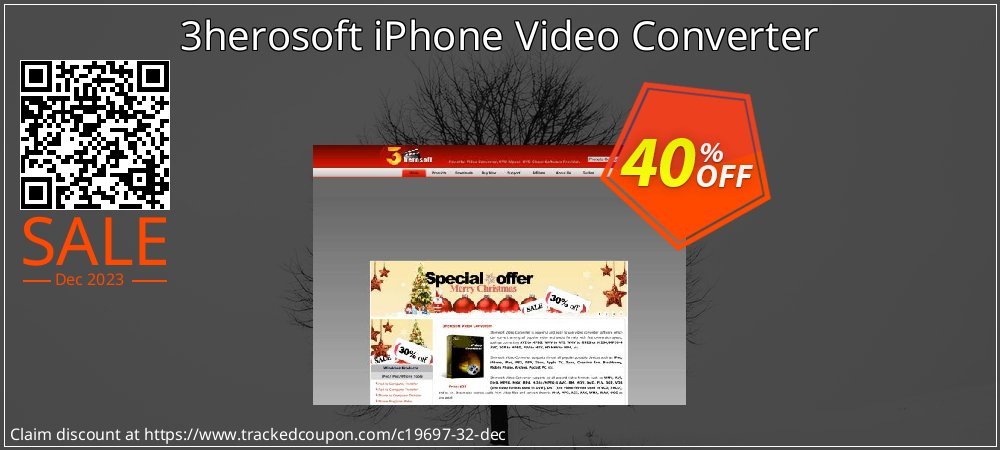 3herosoft iPhone Video Converter coupon on Working Day offering discount