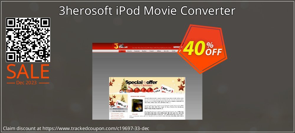 3herosoft iPod Movie Converter coupon on Virtual Vacation Day discount