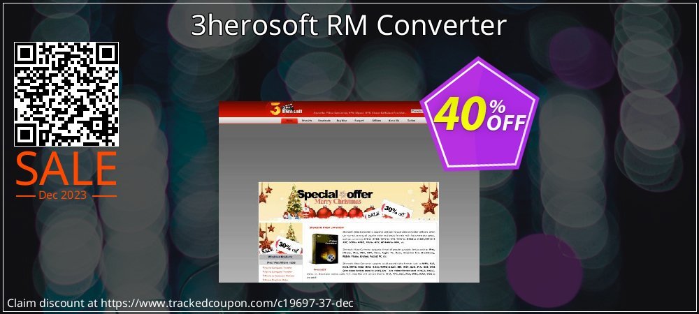 3herosoft RM Converter coupon on Working Day sales