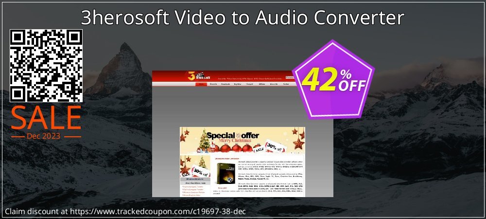 3herosoft Video to Audio Converter coupon on Easter Day sales