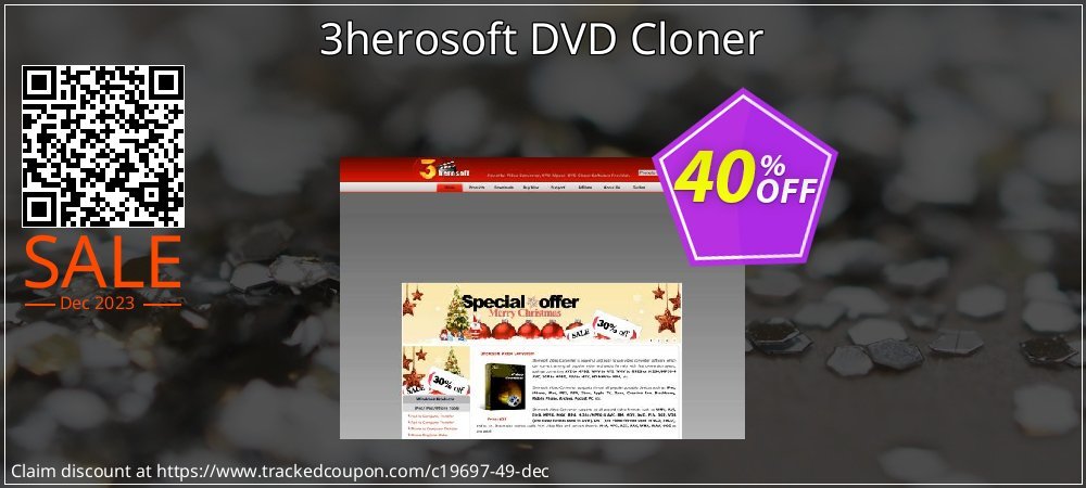 3herosoft DVD Cloner coupon on April Fools' Day deals