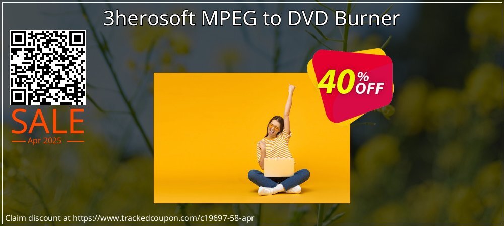 3herosoft MPEG to DVD Burner coupon on Easter Day offer