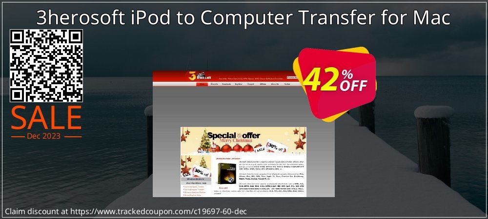 3herosoft iPod to Computer Transfer for Mac coupon on National Walking Day offering discount