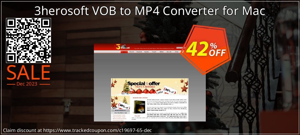 3herosoft VOB to MP4 Converter for Mac coupon on Mother Day deals