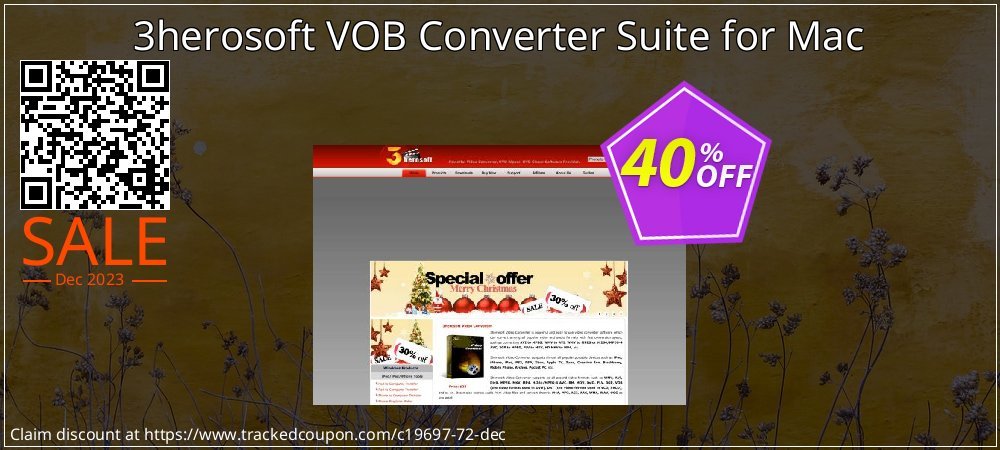 3herosoft VOB Converter Suite for Mac coupon on Working Day promotions