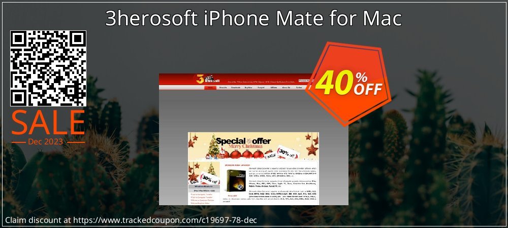 3herosoft iPhone Mate for Mac coupon on Virtual Vacation Day discount