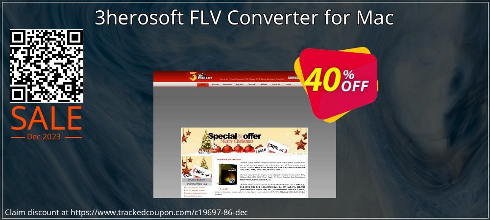 3herosoft FLV Converter for Mac coupon on National Loyalty Day offering discount