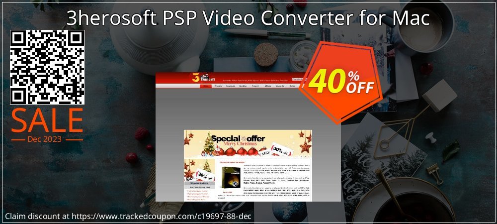 3herosoft PSP Video Converter for Mac coupon on Virtual Vacation Day offering discount