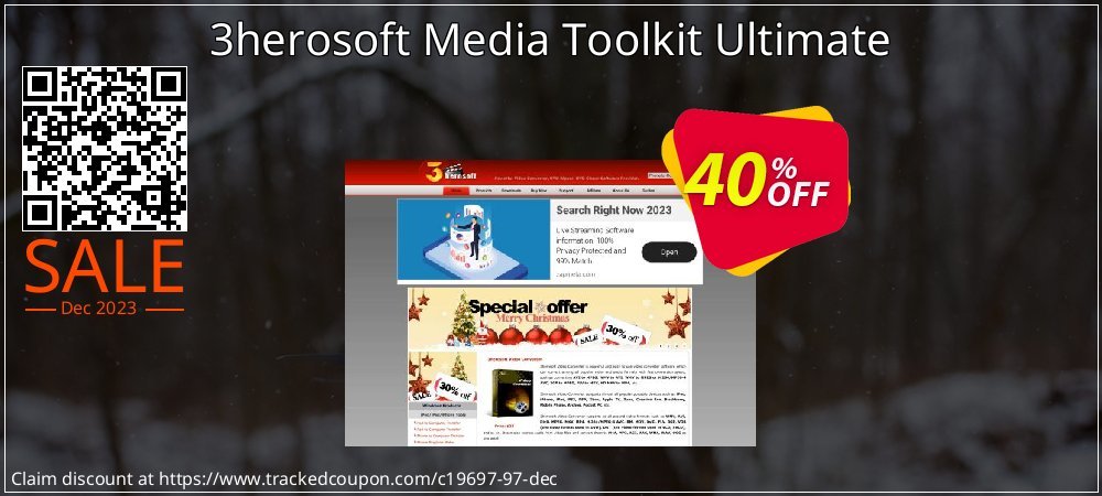 3herosoft Media Toolkit Ultimate coupon on April Fools' Day offering sales