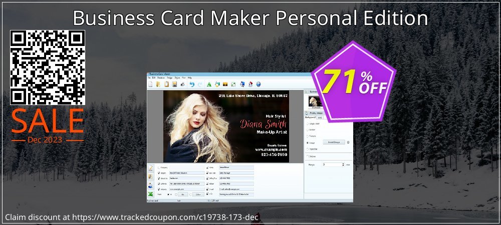 Business Card Maker Personal Edition coupon on Easter Day offering sales