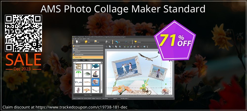 AMS Photo Collage Maker Standard coupon on World Party Day offering discount