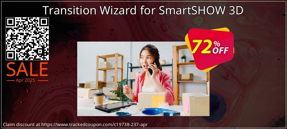 Transition Wizard for SmartSHOW 3D coupon on April Fools Day offering sales