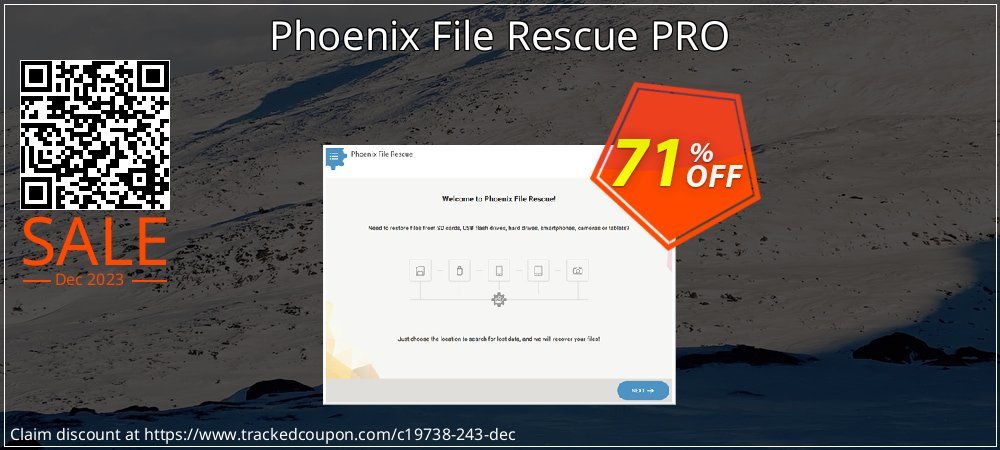 Phoenix File Rescue PRO coupon on National Pizza Party Day offering discount