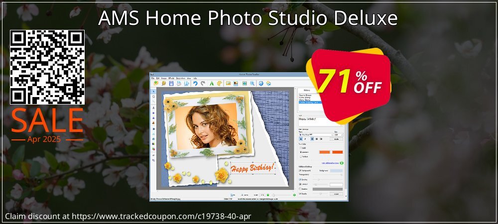 AMS Home Photo Studio Deluxe coupon on National Walking Day discounts