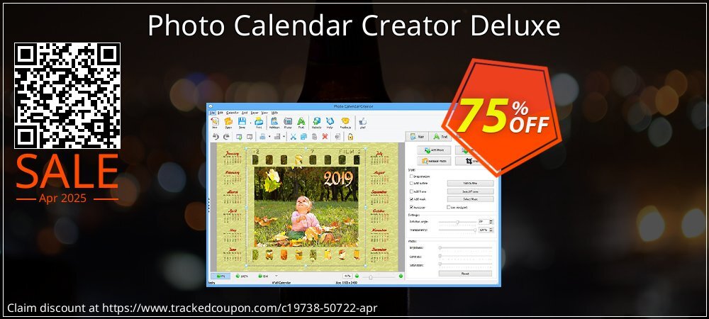 Photo Calendar Creator Deluxe coupon on April Fools' Day deals