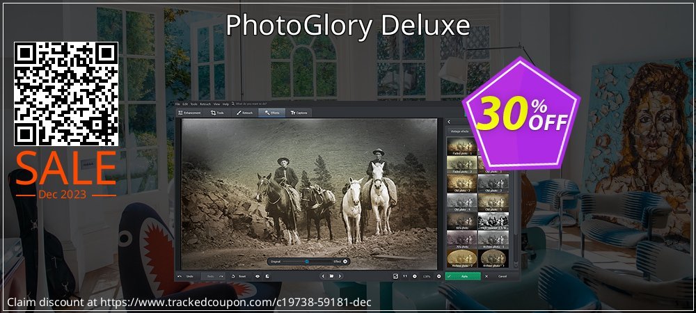PhotoGlory Deluxe coupon on World Party Day sales