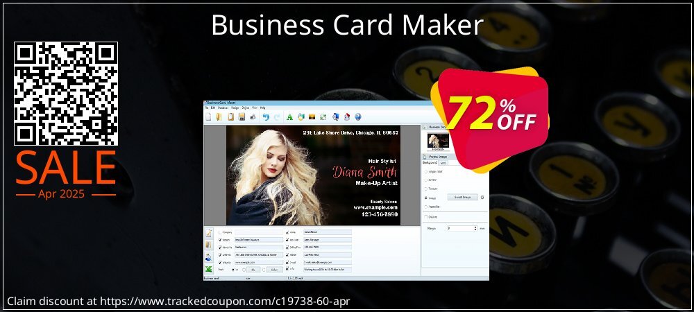 Business Card Maker coupon on Mother Day deals