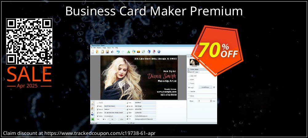 Business Card Maker Premium coupon on World Whisky Day offer