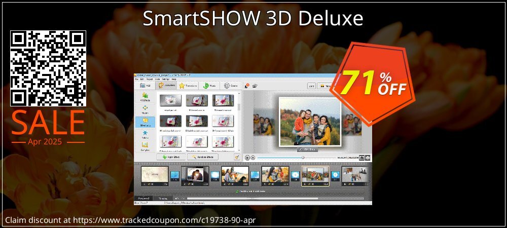 SmartSHOW 3D Deluxe coupon on Mother's Day offering discount