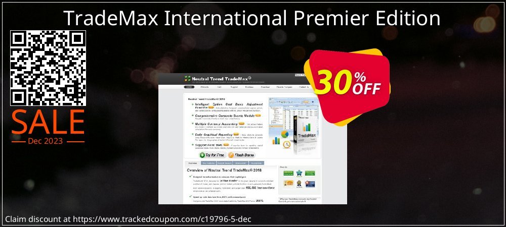 TradeMax International Premier Edition coupon on National Walking Day discount