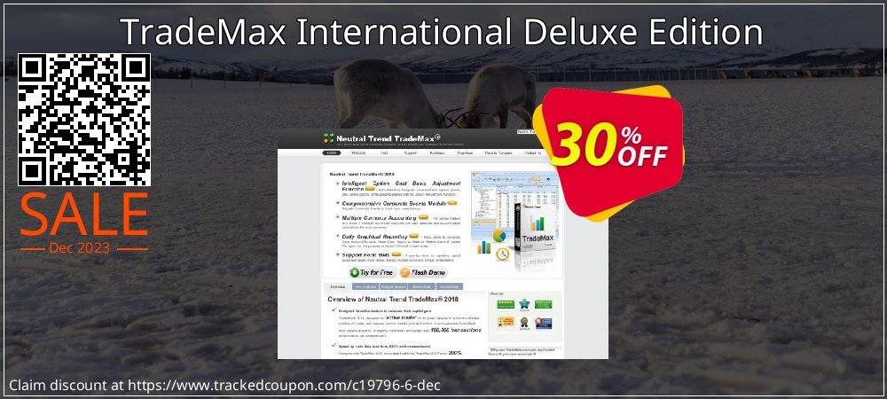 TradeMax International Deluxe Edition coupon on World Party Day offering discount