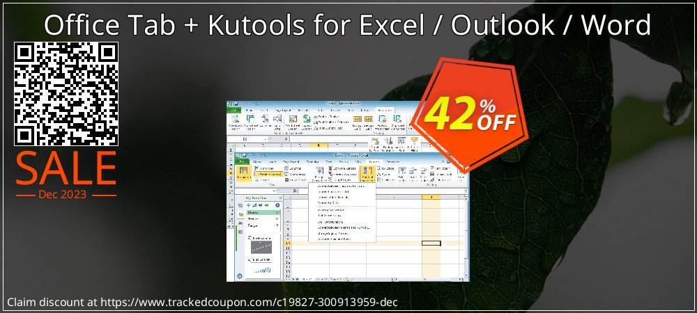Office Tab + Kutools for Excel / Outlook / Word coupon on ​Coffee Day offer