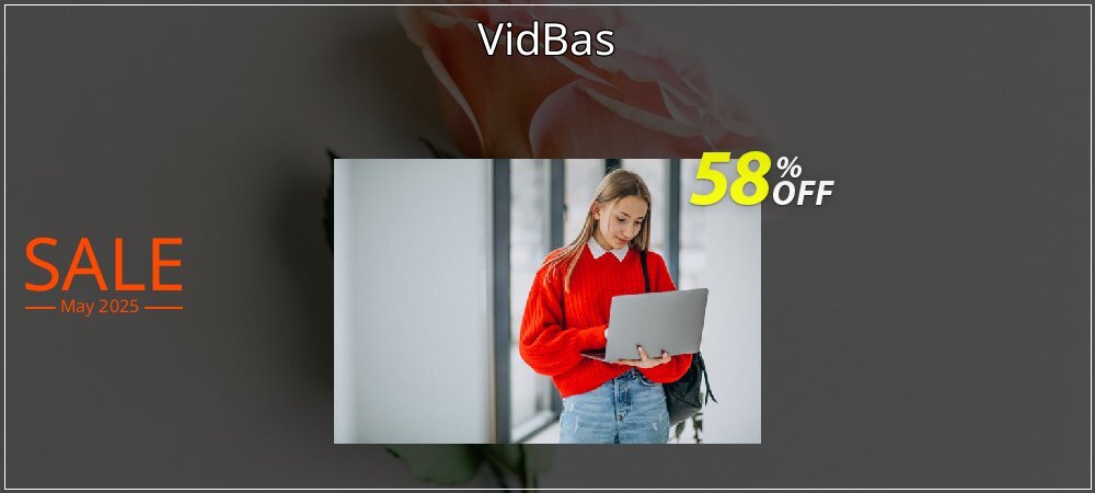 VidBas coupon on Mother's Day super sale