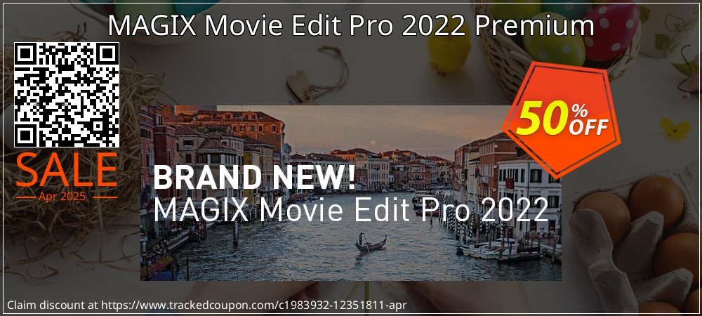 MAGIX Movie Edit Pro 2022 Premium coupon on Palm Sunday offering discount