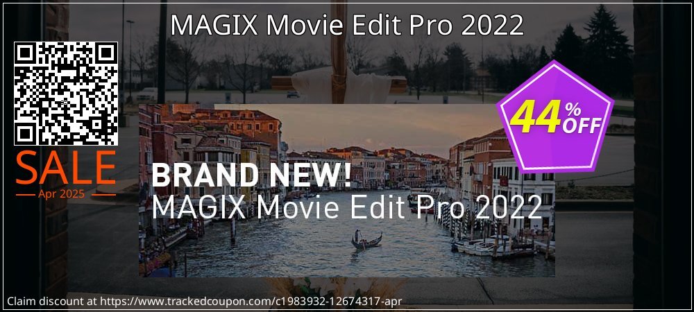 MAGIX Movie Edit Pro 2022 coupon on April Fools' Day offering sales