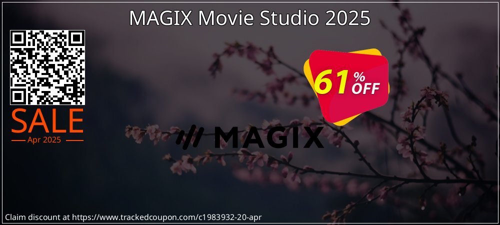 MAGIX Movie Studio 2024 coupon on National Walking Day discount