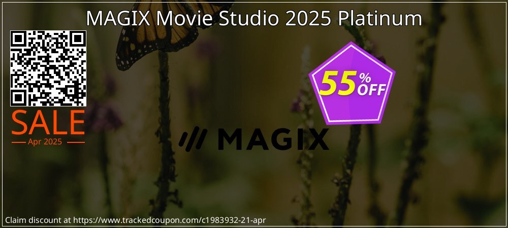 MAGIX Movie Studio 2025 Platinum coupon on National Loyalty Day offering sales