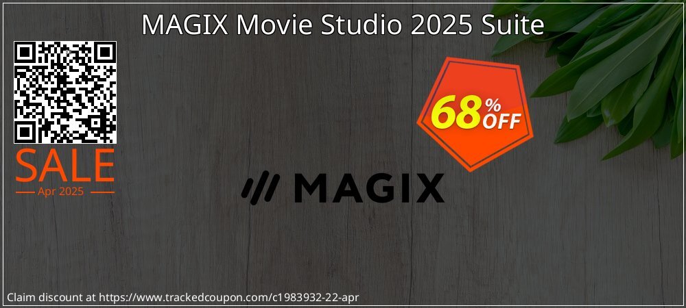 MAGIX Movie Studio 2024 Suite coupon on April Fools Day offering discount