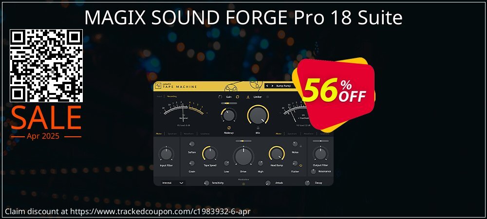MAGIX SOUND FORGE Pro 18 Suite coupon on National Loyalty Day promotions