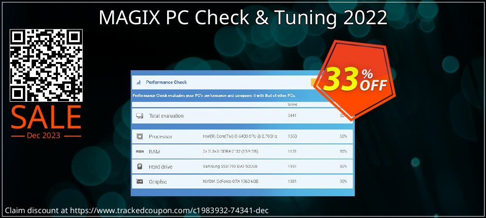 MAGIX PC Check & Tuning 2022 coupon on World Hello Day sales