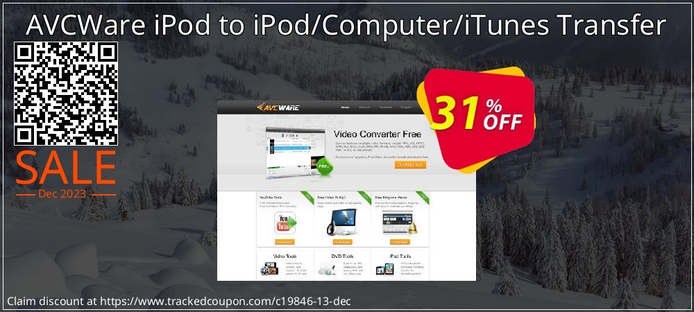 AVCWare iPod to iPod/Computer/iTunes Transfer coupon on Easter Day discounts