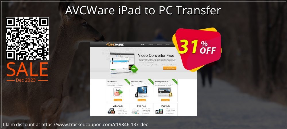 AVCWare iPad to PC Transfer coupon on April Fools' Day offering sales