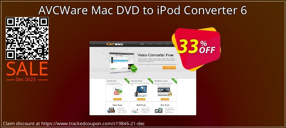 AVCWare Mac DVD to iPod Converter 6 coupon on World Party Day super sale