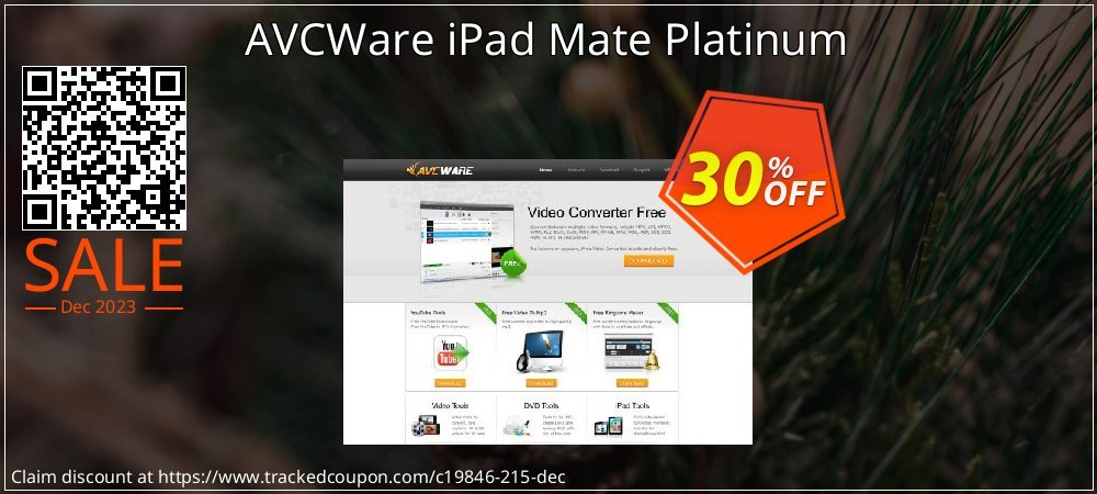AVCWare iPad Mate Platinum coupon on National Walking Day offer