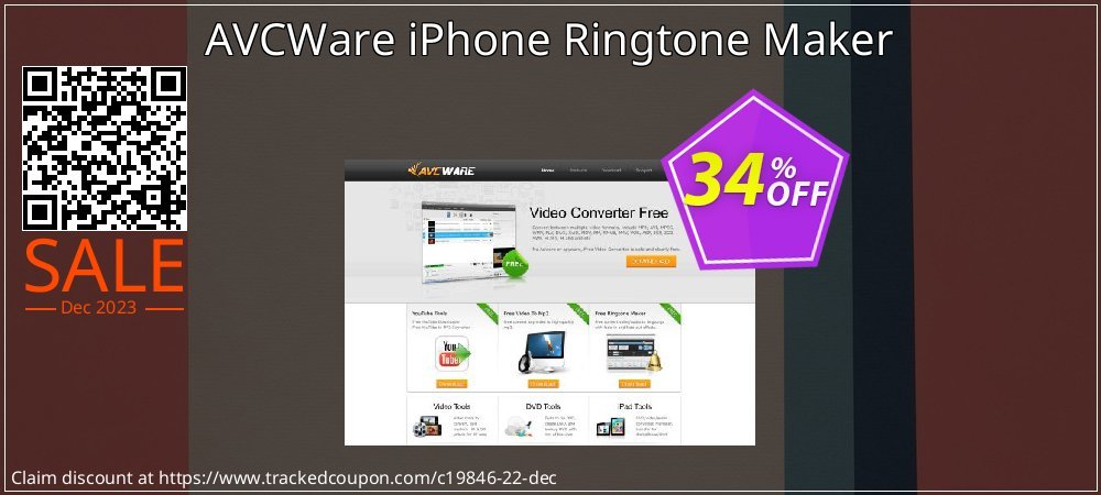 AVCWare iPhone Ringtone Maker coupon on April Fools' Day discounts