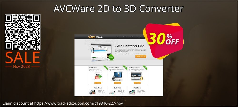 AVCWare 2D to 3D Converter coupon on April Fools' Day offering sales