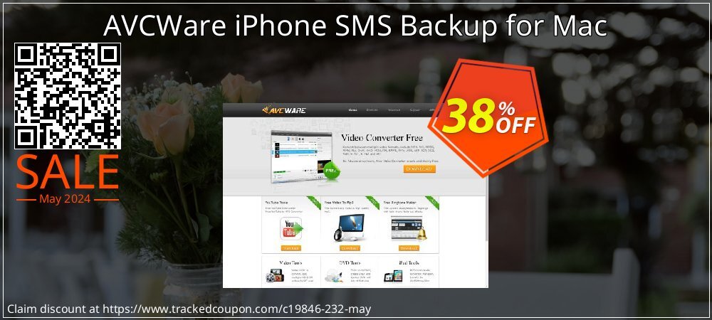 AVCWare iPhone SMS Backup for Mac coupon on National Memo Day offer