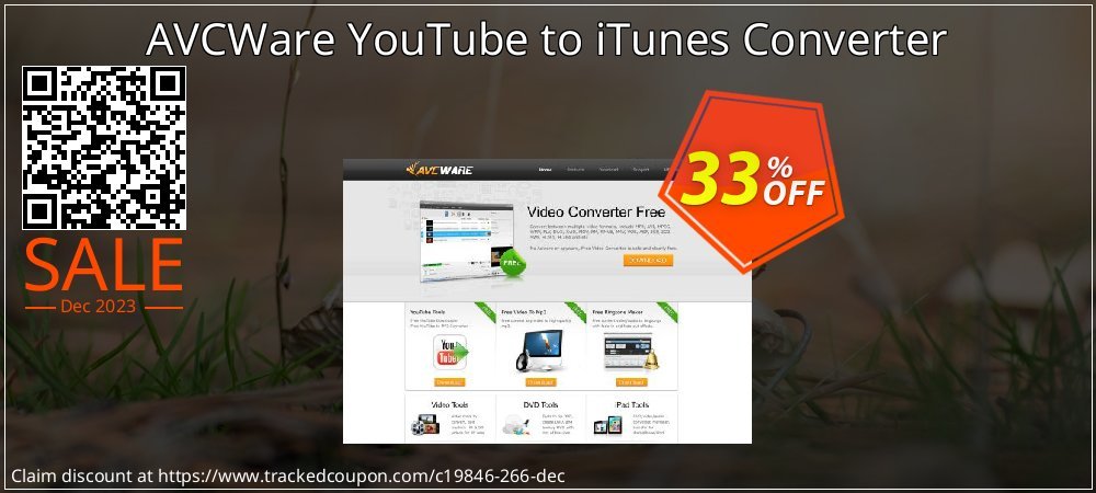 AVCWare YouTube to iTunes Converter coupon on National Loyalty Day sales