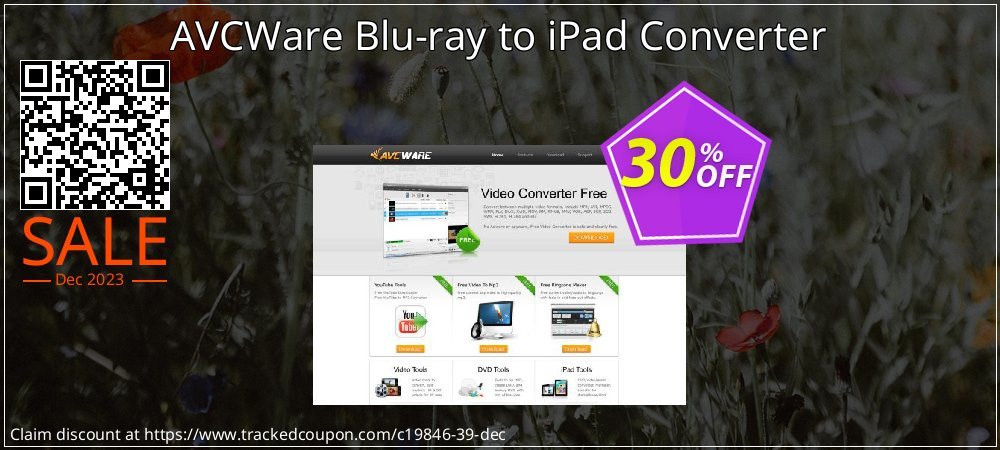 AVCWare Blu-ray to iPad Converter coupon on April Fools' Day offering sales