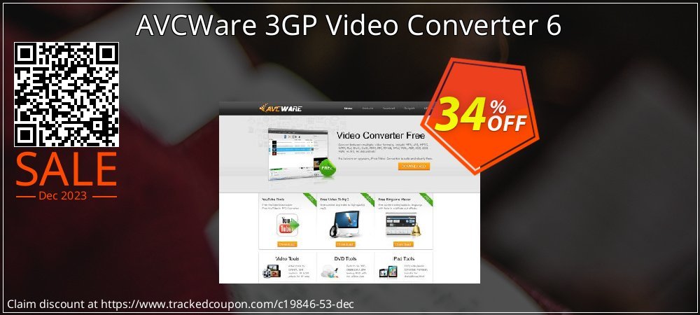 AVCWare 3GP Video Converter 6 coupon on Easter Day offer