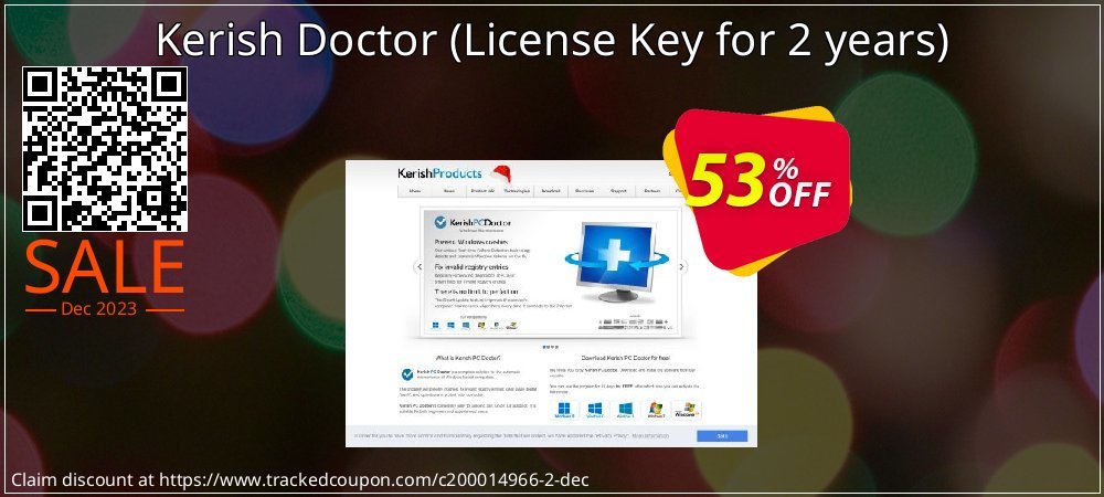 Kerish Doctor - License Key for 2 years  coupon on Xmas Day offering discount