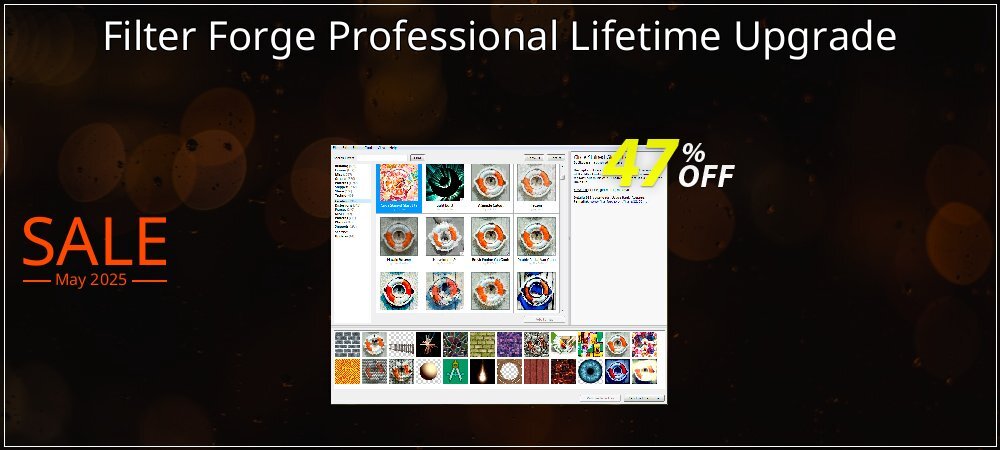 Filter Forge Professional Lifetime Upgrade coupon on 	National Kissing Day offer