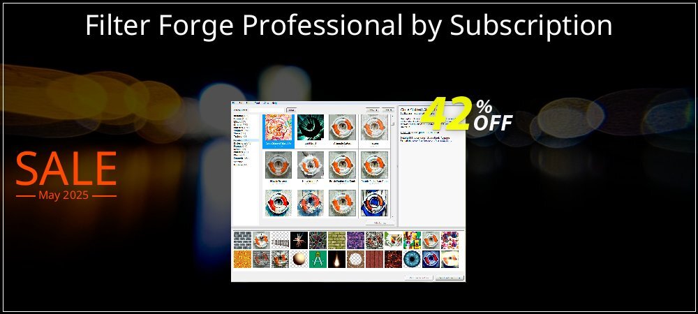 Filter Forge Professional by Subscription coupon on Summer offering sales