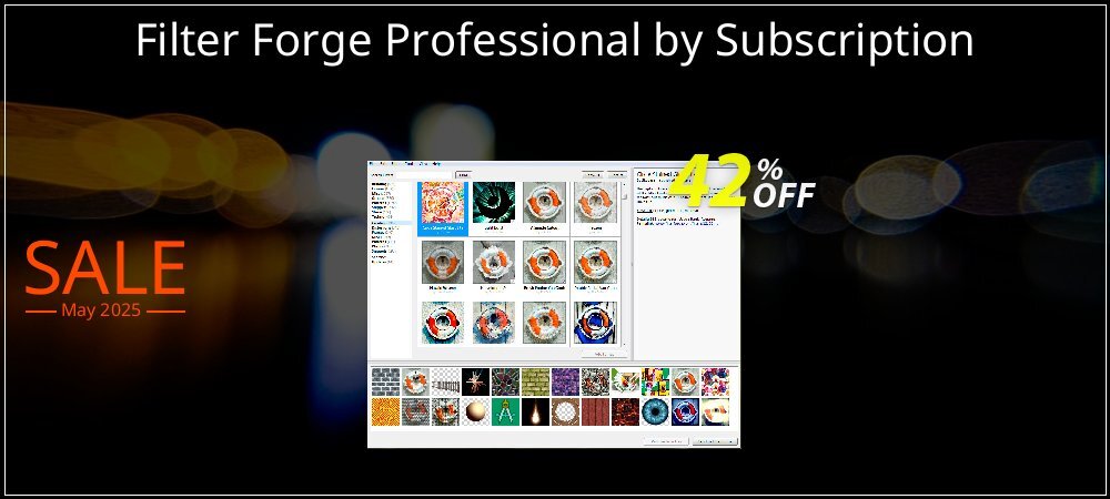 Filter Forge Professional by Subscription coupon on National Walking Day discount